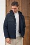 Removable Hooded Quilted Detail Coat - 8