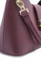 Claret Red Bag with Chain Strap Detail and Cover 0057 - 3
