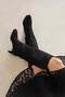 Dione Women's Suede Boots Black
