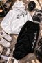 Noir Detailed Hooded Sweatshirt Premium Set - 2