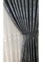 Jakar Fonluk Curtain Marble Pattern Double Wing 1/3 Folded Pleat