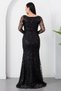 Collar Beaded Long Sleeve Lace Dress 41135 - 7