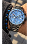 Steel Cord Smoke-Silver Steel Cord, Blue Dial Lover, Pair Combination in Separate Boxes Wristwatches + Bracelet - 3