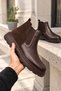Vanguard Suede Detail Genuine Leather Men's Chelsea Boots - 2