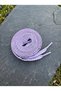 Lilac White Gingham Patterned Flat Laces 120 cm for Sneakers and Canvas Shoes - 3