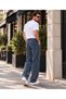 Men's Baggy Pleated Wide Leg Relaxed Fit Corduroy Trousers - 3