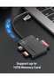 قارئ بطاقات متعدد الوظائف 4 في 1 مع منفذ USB C وUSB3.0، محول تخزين محمول - 5