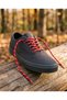 Red and White Patterned Round Sneaker Laces 120 cm 1 Pair for Sports Shoes - 3