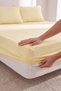 Double Cotton Elastic Sheet Set |   With 2 Pillowcases |   Non-Slip Corner Elastic, Soft Textured