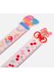 Funcy Ruler with Patterned "6 7" Pink 15cm - 2