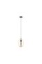 Pendul Basildon E27 max. 1x40W, maro/negru - 3