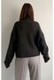 Stone Embroidered Polo Collar Knitwear Cardigan - 4