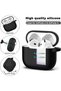 غطاء سيليكون ناعم لسماعات AirPods 5 و AirPods 4 - أسود - 5