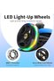 سكوتر قابل للطي A9 للأطفال من سن 3-12 سنة، مع عجلات وإطار مضيء بتقنية LED - 3