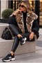 Women's Quilted Fur Detailed Coat - 2