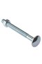 CARRIAGE BOLT & NUT ZP M8 X 75