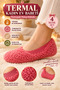 Women's Thermal Home Slippers Set of 4 Soft Plush Textured Winter Warm Home Slippers 4 Colors - 2