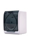 Simple socket with grounding Hermes IP44 white, surface mounting - 2