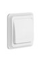 Intrerupator Simplu Alb 8x8cm - 2