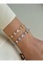 316L Steel Gema Bracelet Zircon Colored Stone Bracelet - 5