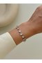 316L Steel Gema Bracelet Zircon Colored Stone Bracelet - 2