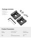 Hot Shoe Mount Adapter Bracket 2pcs w,1,4 Thread for Camera Cage 2060 - 6