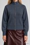 Zippered Knitwear Cardigan 4402 Lki̇0070 Indigo Blue - 4