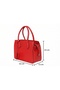 Genuine Leather Women's Large Size Shoulder/Arm Bag - 7