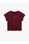 Comfortable Fit Crew Neck Short Sleeve Modal Printed Sports T-Shirt