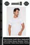 Beachwear Lightweight Blouse Gift Top Men's White Bamboo T-Shirt Round Neck Short Sleeve Undershirt
