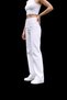 Laura Beyaz High-Waisted Denim Pants, Women's Loose Wide-Leg Lycra Palazzo Jeans New Season - 2