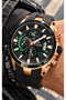 Black Silicone Cord-Functional Active Sports Men's Wristwatch-In Gift Box+Bracelet