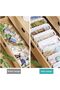 Small Storage Bin, Stackable Bins, Durable Storage Cabinet Organizer, Multi-Use Organizer, 8 Pack (P - 7
