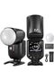 فلاش Z2PRO-S 2.4G TTL برأس دائري متوافق مع سوني