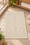 Traditional Door Mat Rug Non-Slip Base 40 X 60 Ecru - 2