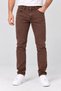 Men's Slim Fit Lycra Jean Pants Brown