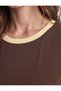 Ribbed Slim Fit Crew Neck Short Sleeve Sports T-Shirt - 4