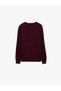 Regular Fit Long Sleeve Viscose Blend Basic Knit Sweater - 6