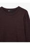 Regular Fit Long Sleeve Viscose Blend Basic Knit Sweater - 8