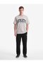 Cotton Crew Neck Short Sleeve Printed Oversize Sports T-Shirt