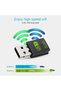 محول USB لاسلكي يدعم تقنيتي الواي فاي والبلوتوث، سرعة 600 ميجابت في الثانية، نطاق مزدوج 2.4/5 جيجاهرتز، جهاز استقبال خارجي للشبكة اللاسلكية، تصميم صغير الحجم. - 3