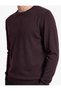 Regular Fit Long Sleeve Viscose Blend Basic Knit Sweater - 5