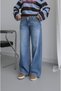 Light Blue Low-Waist Wide Leg Jeans - 2
