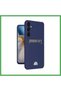 Samsung Galaxy M15 Compatible Kelvin Silicone with Business Card Holder - Navy Blue Bezoss