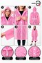 Unisex Raincoat with Hood and Snap Fasteners Waterproof Long Raincoat for Women and Men - 4