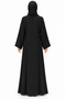 Long Abaya with a Flowing Cut |   Flowing Long Abaya - 4