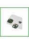 iPhone 13 Compatible Silver Aluminum Camera Lens - Green Bezoss