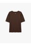 Cotton Regular Fit Short Sleeve Crew Neck Basic Sports T-Shirt - 6