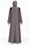 Abaya with Bell Sleeves and Pleats |   Pleated Bell Sleeve Abaya - 4
