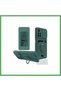 Redmi Note 11t Compatible Case Zuma Silicone with Business Card Holder and Ring - Green Bezoss